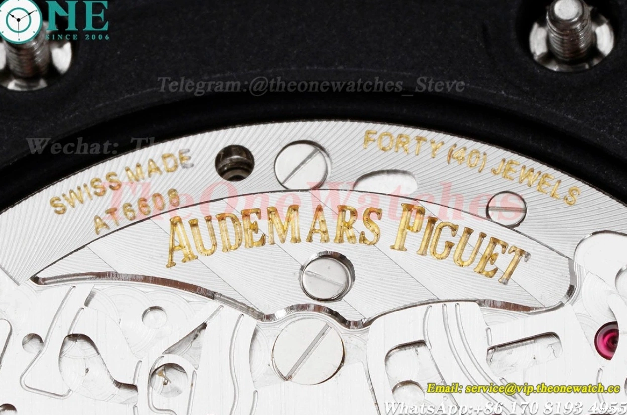 42mm PVD A7750 APF Offshore Dial Black Royal Oak PVD 1224